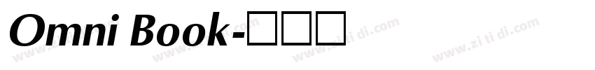 Omni Book字体转换